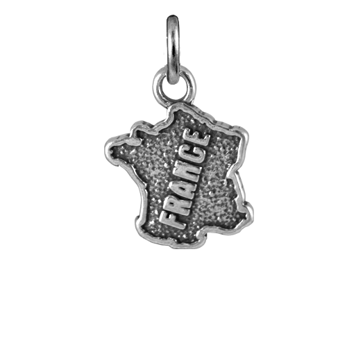 Sterling Silver France Charm