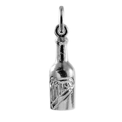 Sterling Silver Beer Bottle Charm