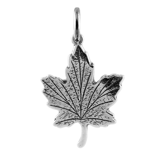 Sterling Silver Maple Leaf Charm