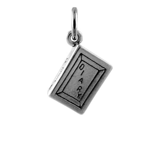 Sterling Silver Diary Charm