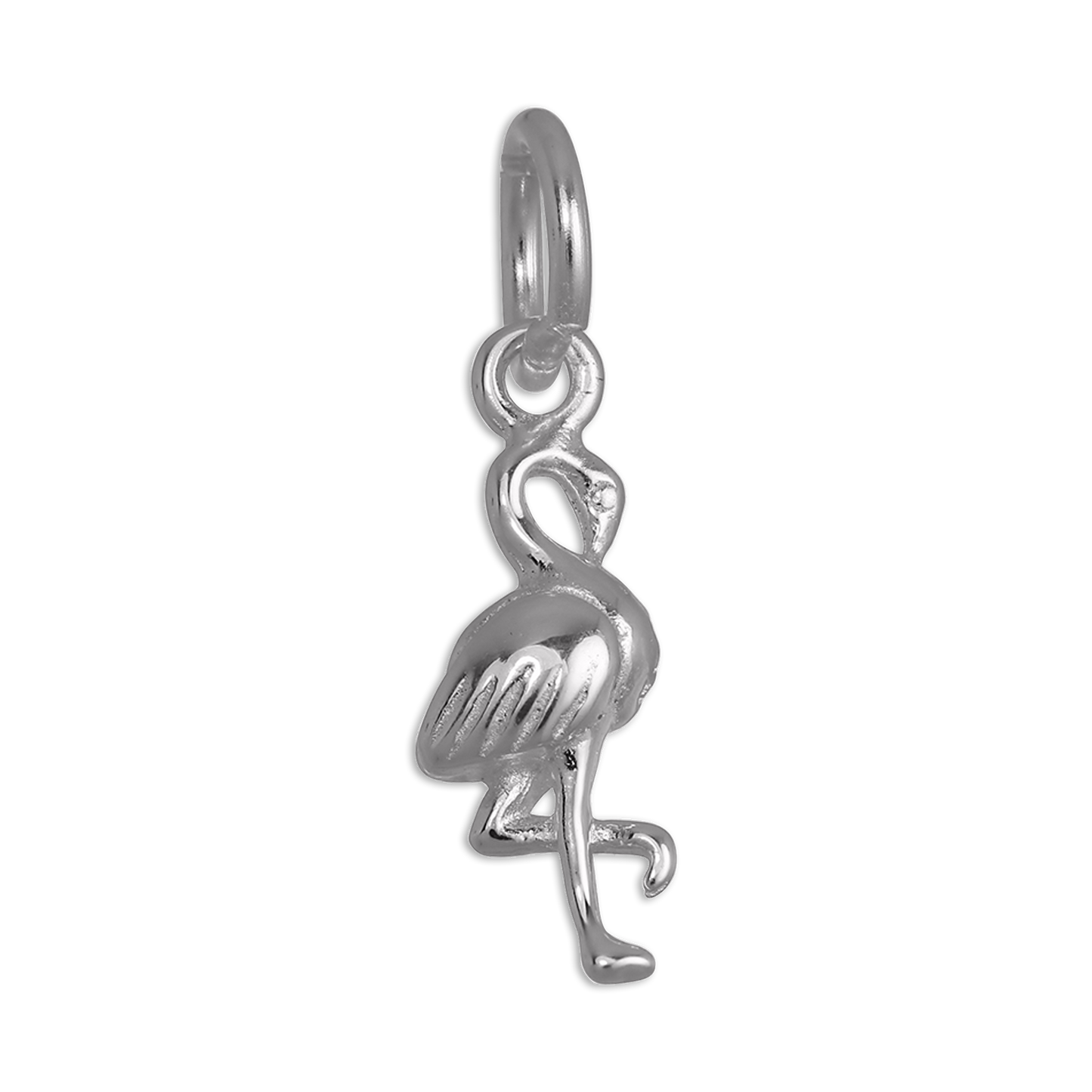 Sterling Silver Flamingo Charm