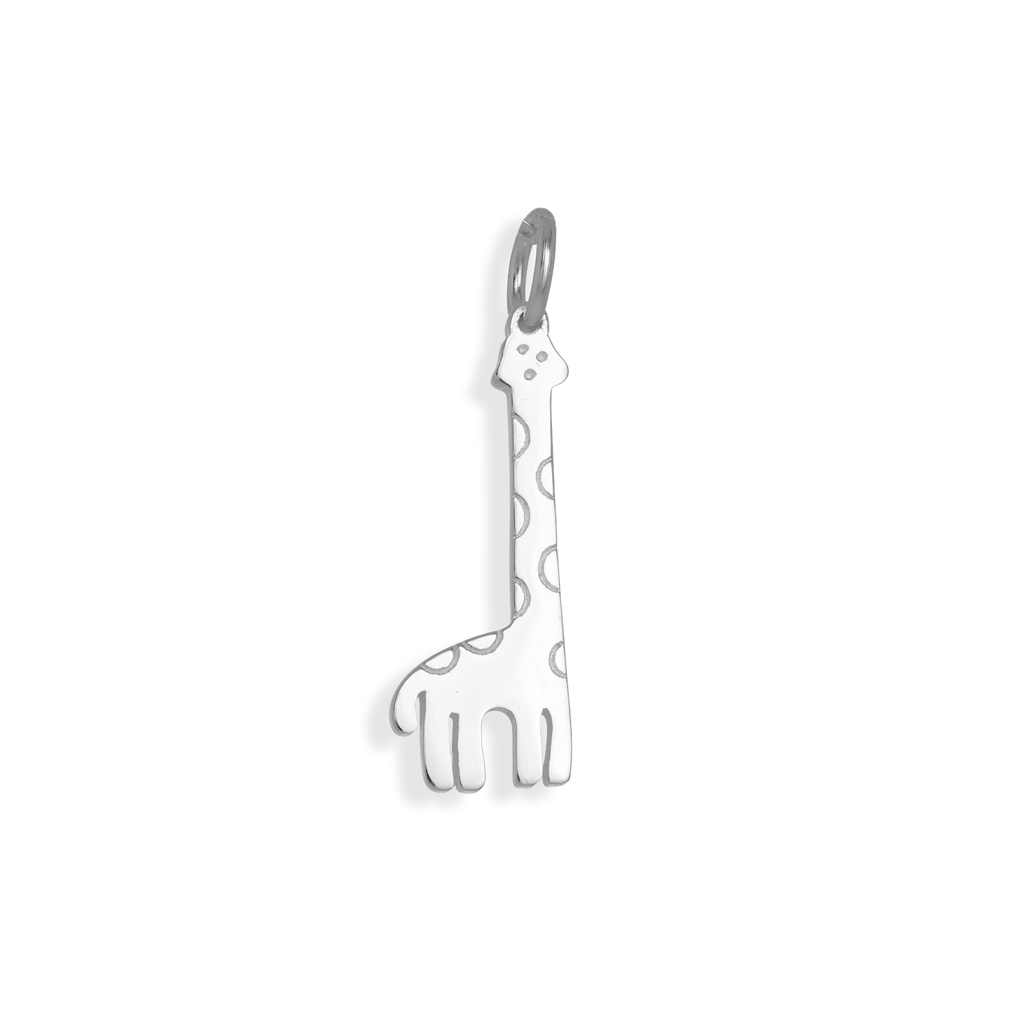 Sterling Silver Simple Giraffe Charm