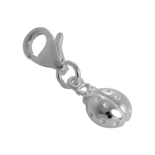 Sterling Silver Ladybird Clip on Charm