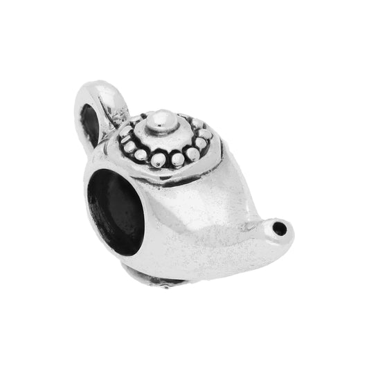 Sterling Silver Genie Lamp Bead Charm