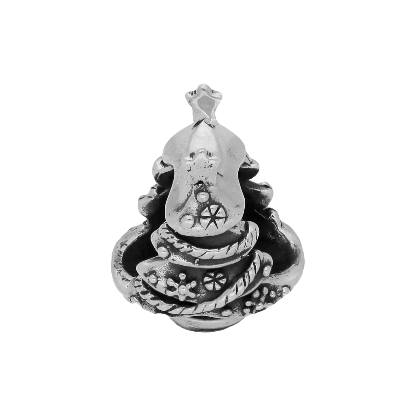 Sterling Silver Christmas Tree Bead Charm