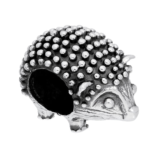 Sterling Silver Hedgehog Bead Charm