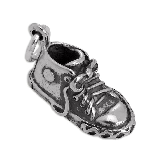 Sterling Silver 3D Trainer Charm