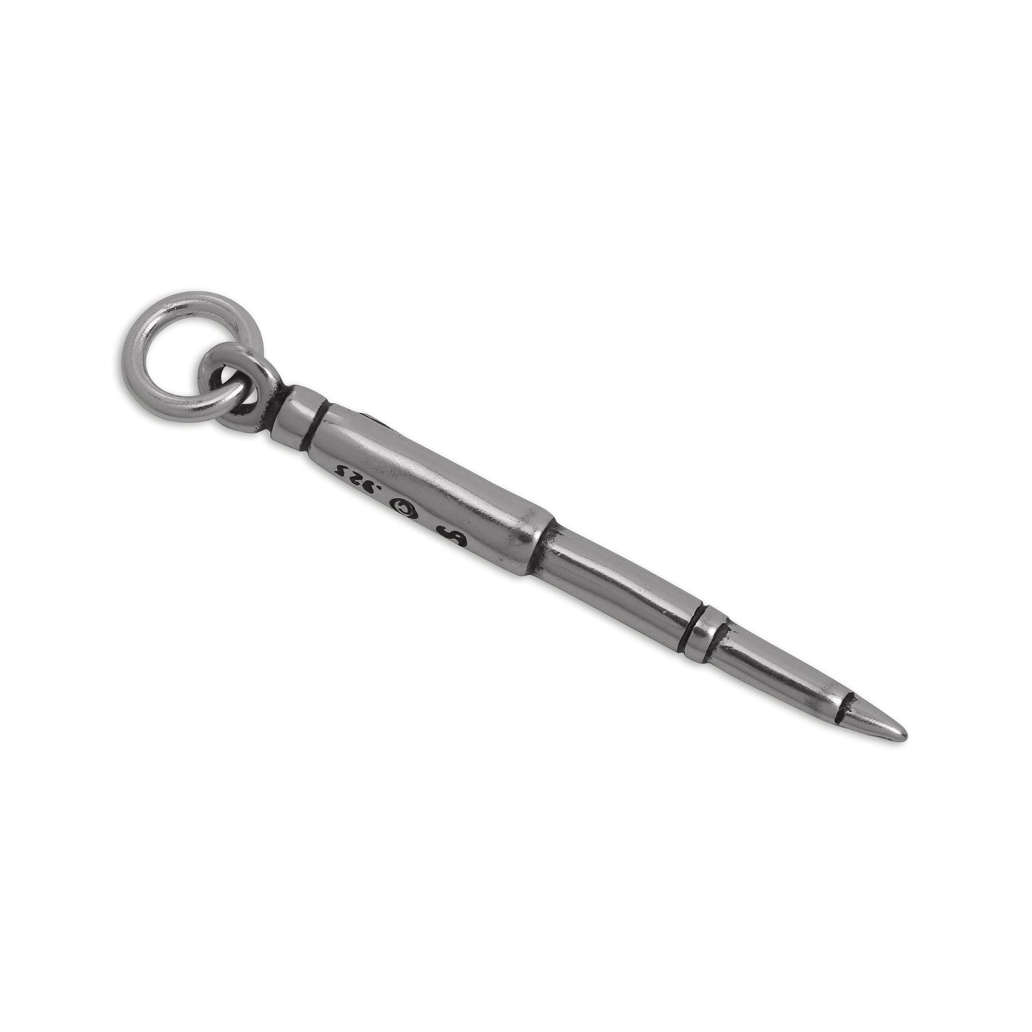 Sterling Silver Classic Fountain Pen Charm