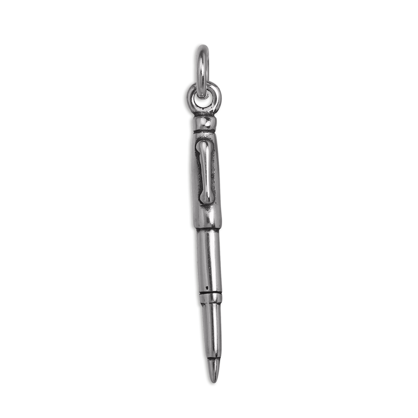 Sterling Silver Classic Fountain Pen Charm