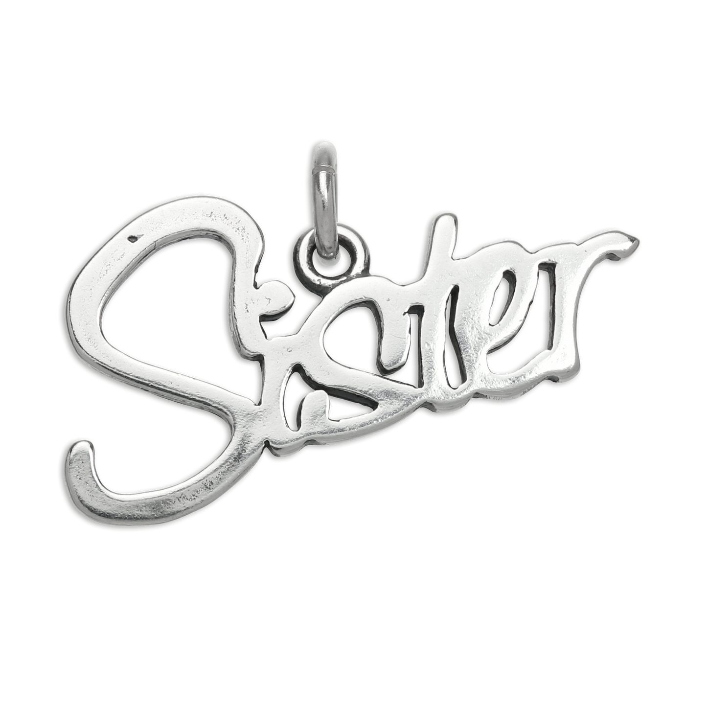 Sterling Silver Sister Charm