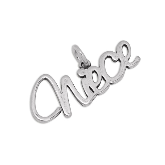 Sterling Silver Niece Charm