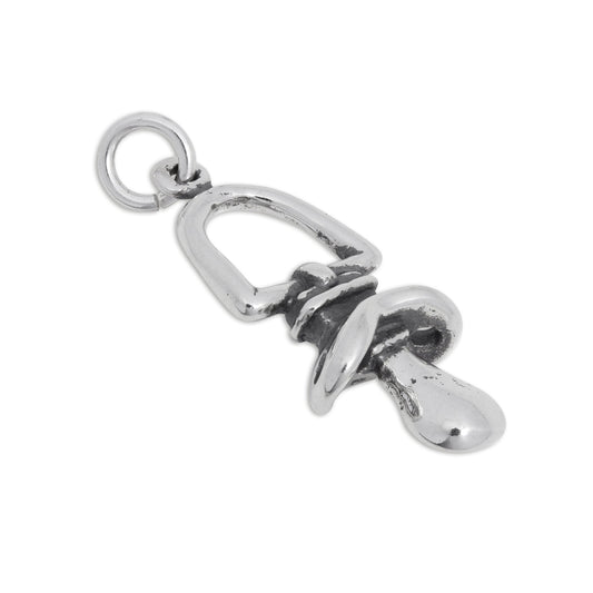 Sterling Silver Baby's Dummy Pacifier Charm