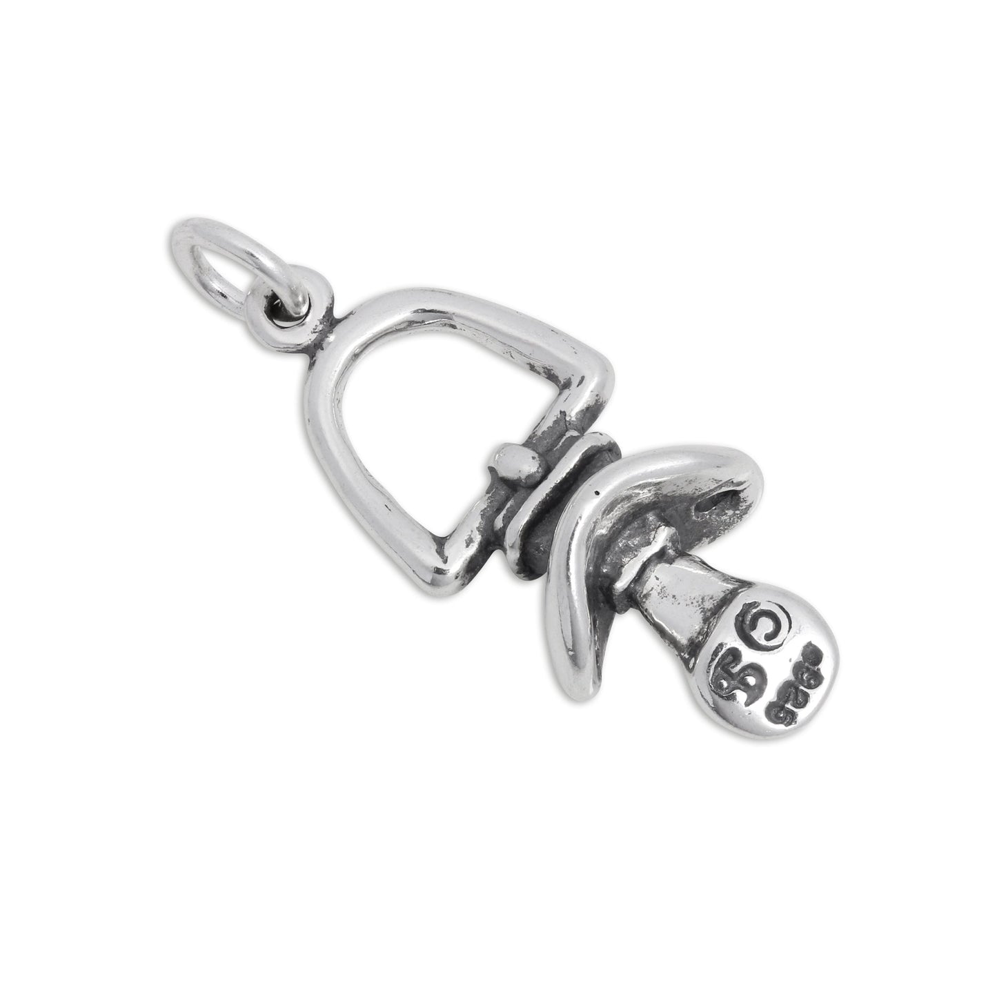 Sterling Silver Baby's Dummy Pacifier Charm