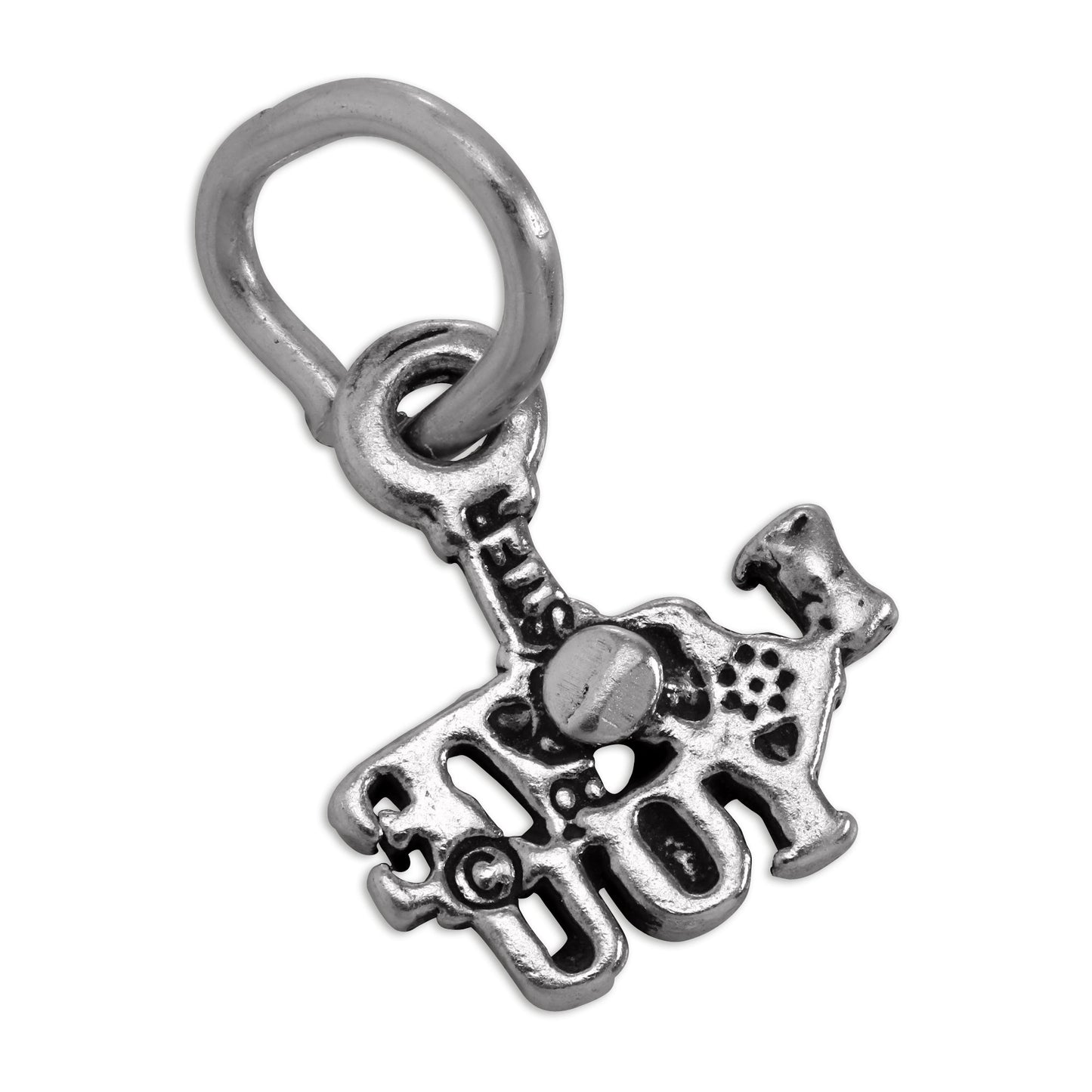 Tiny Sterling Silver I Love You Charm