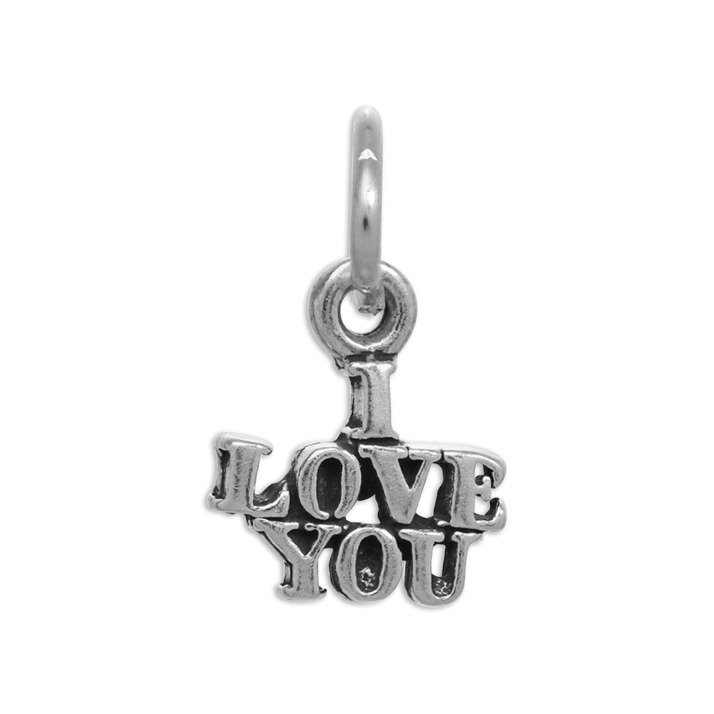 Tiny Sterling Silver I Love You Charm