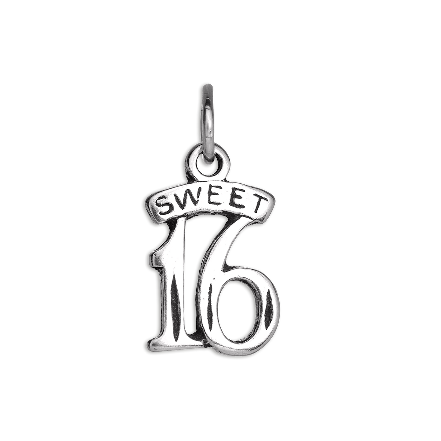 Sterling Silver Sweet 16 Birthday Charm