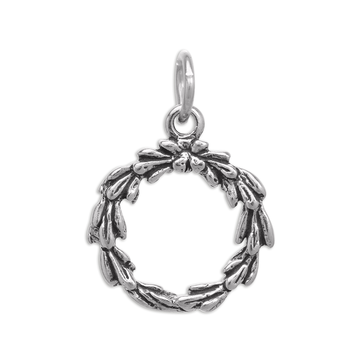 Sterling Silver Wreath Charm