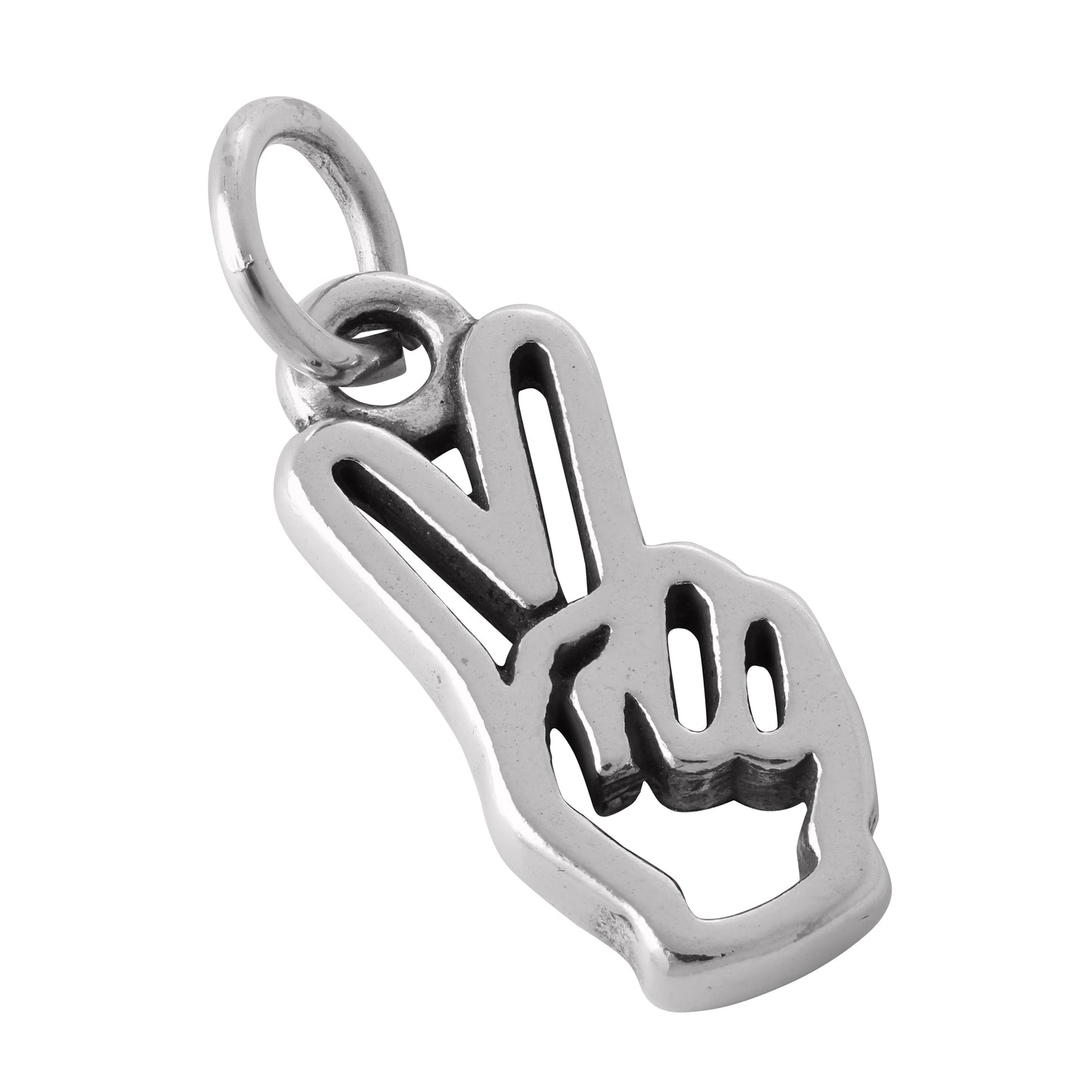 Sterling Silver Peace Charm