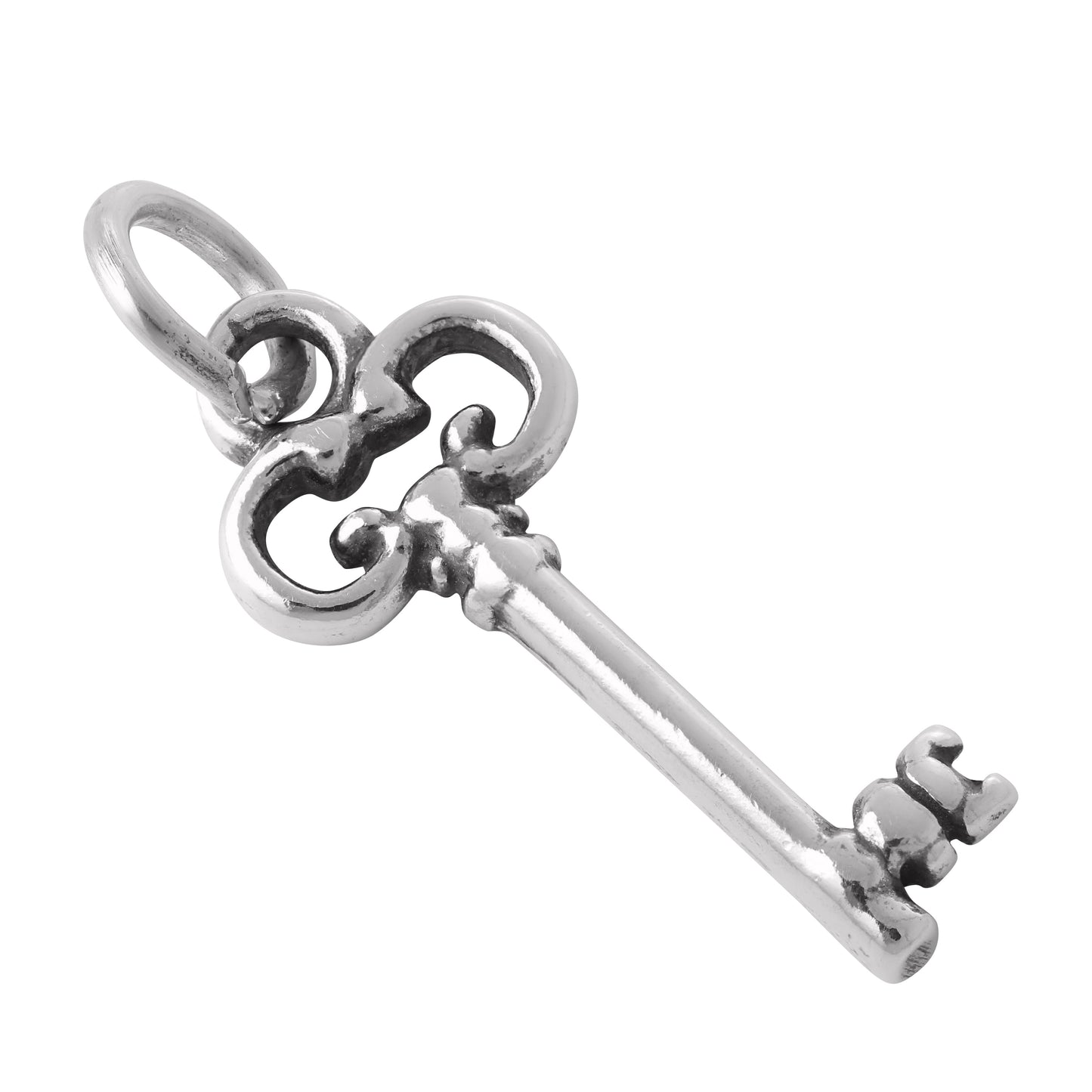 Sterling Silver Old Fashioned Key Charm
