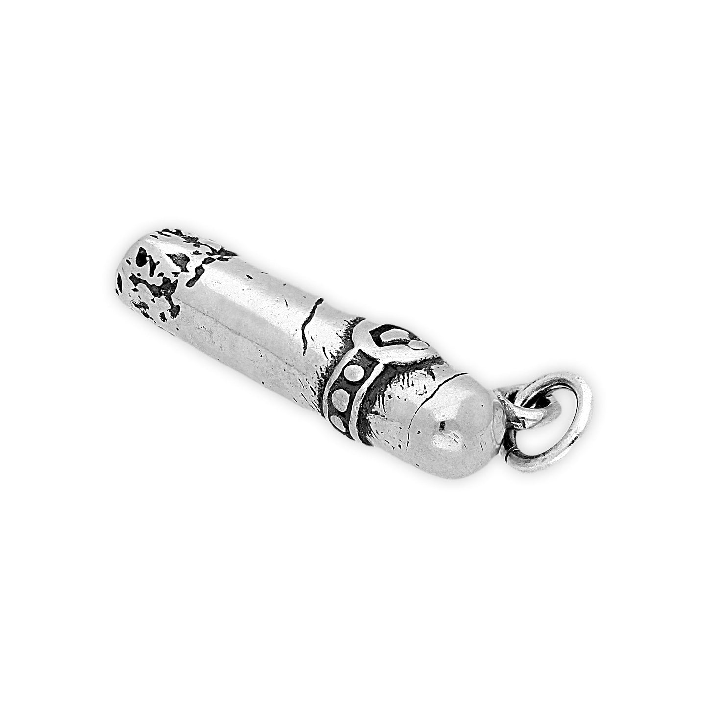 Sterling Silver Cuban Cigar Charm
