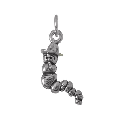 Sterling Silver Caterpillar Charm