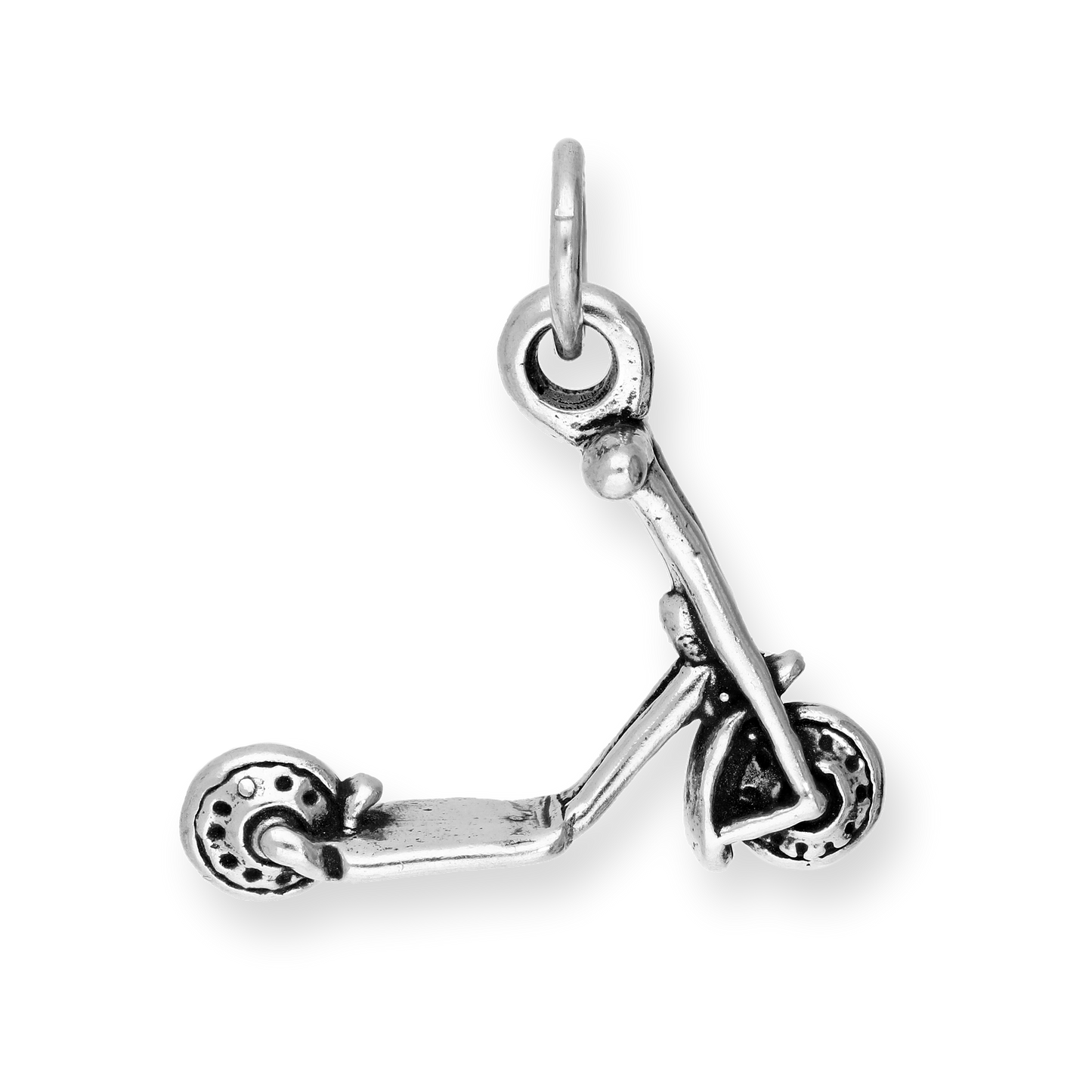 Sterling Silver Push Scooter Charm