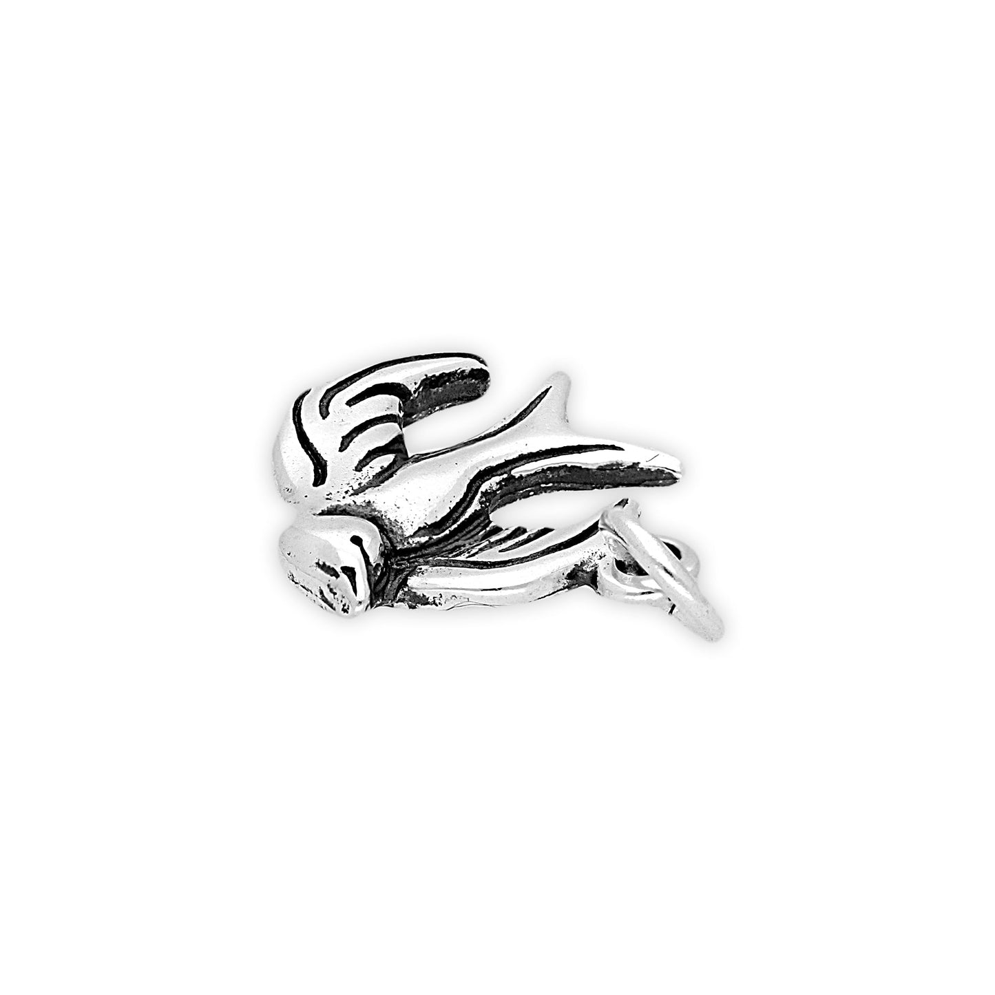 Sterling Silver Sparrow Charm