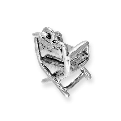 Sterling Silver Directors Chair Charm