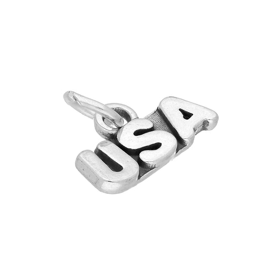 Sterling Silver USA Charm