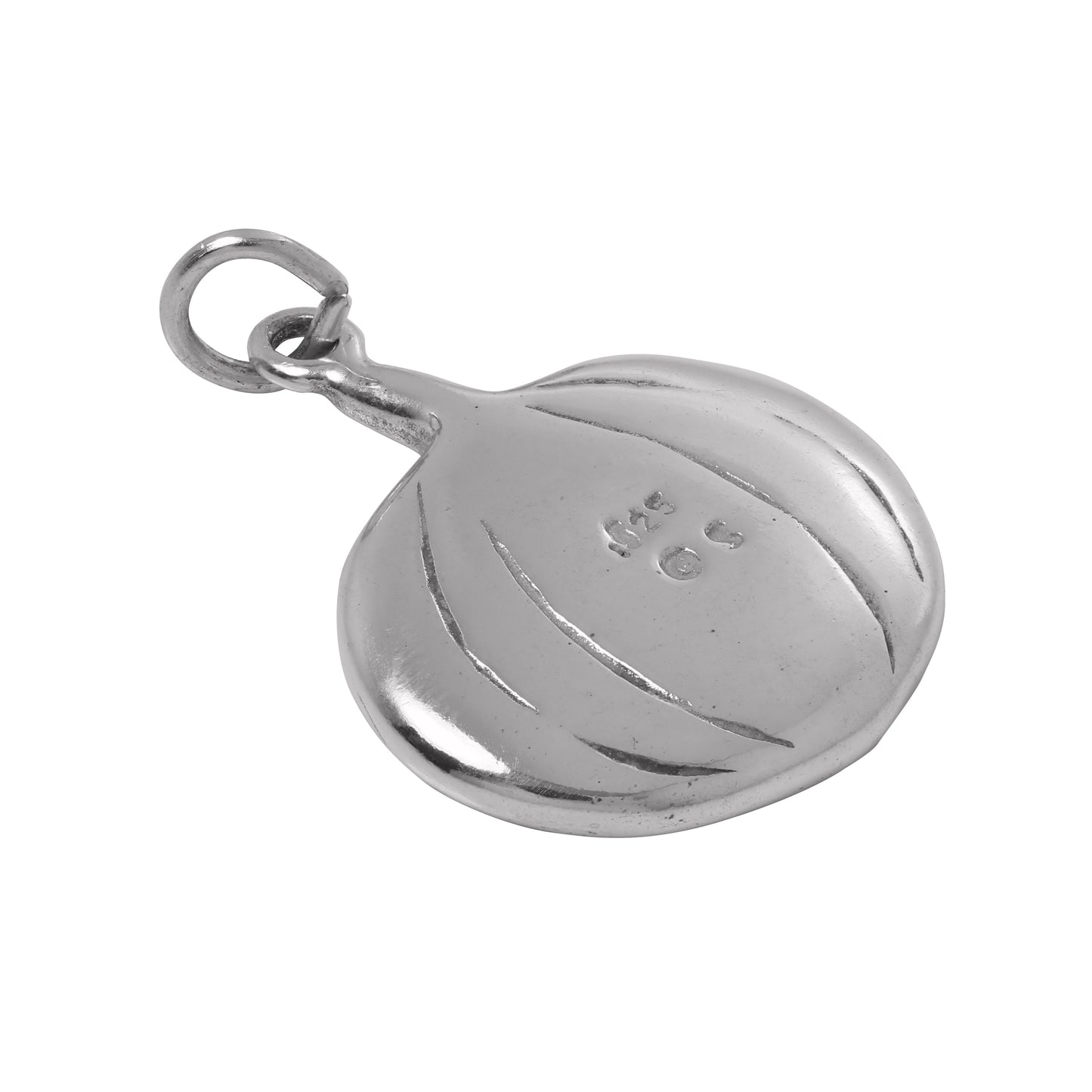 Sterling Silver & Enamel Pumpkin Charm