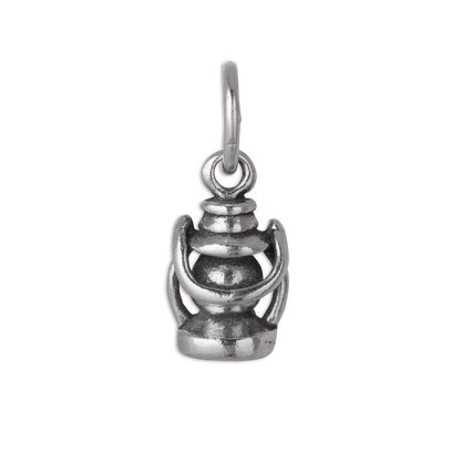 Sterling Silver 3D Lantern Charm