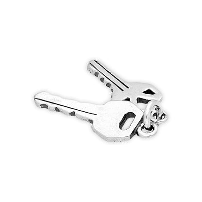 Sterling Silver Keys Charm