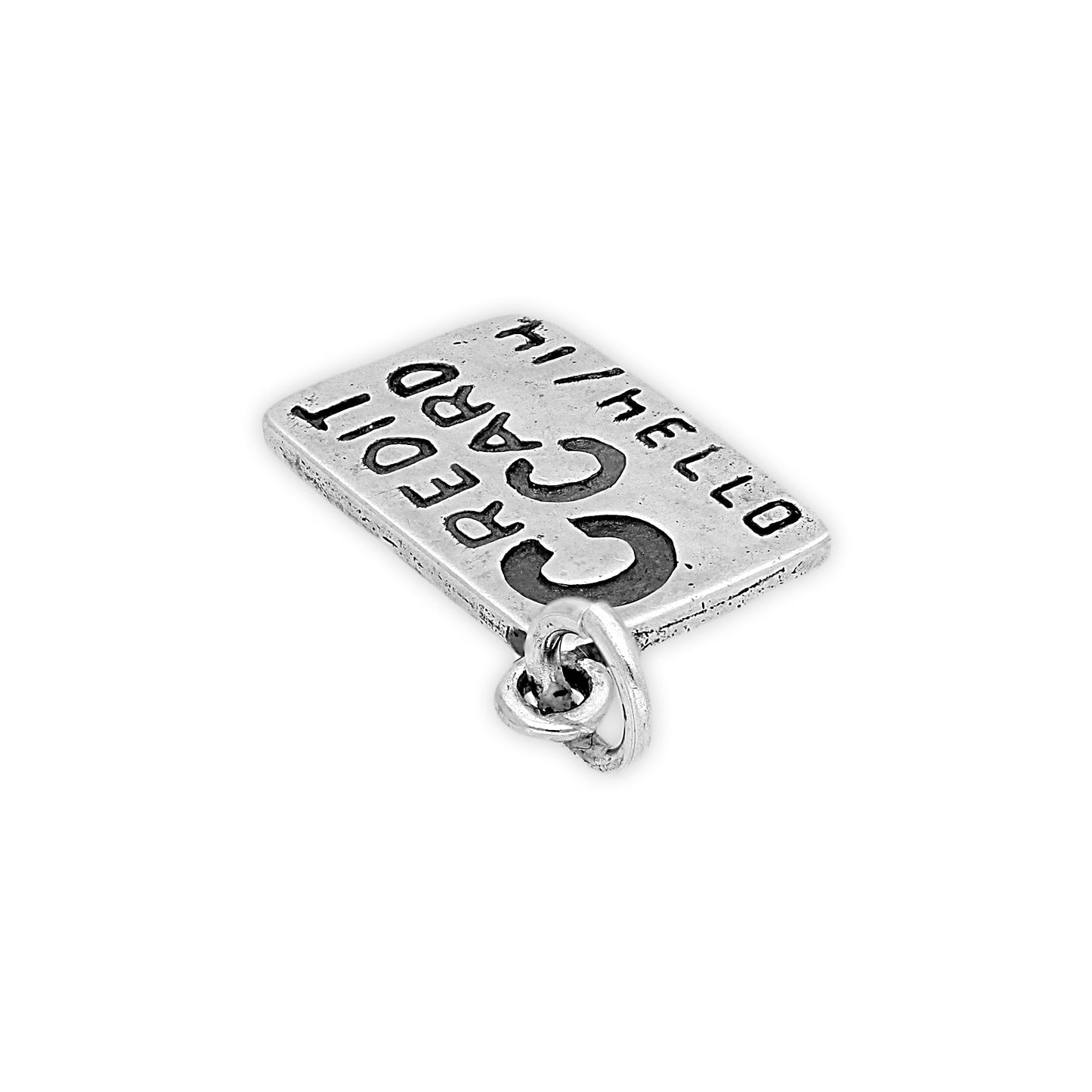 Sterling Silver Credit Card Charm