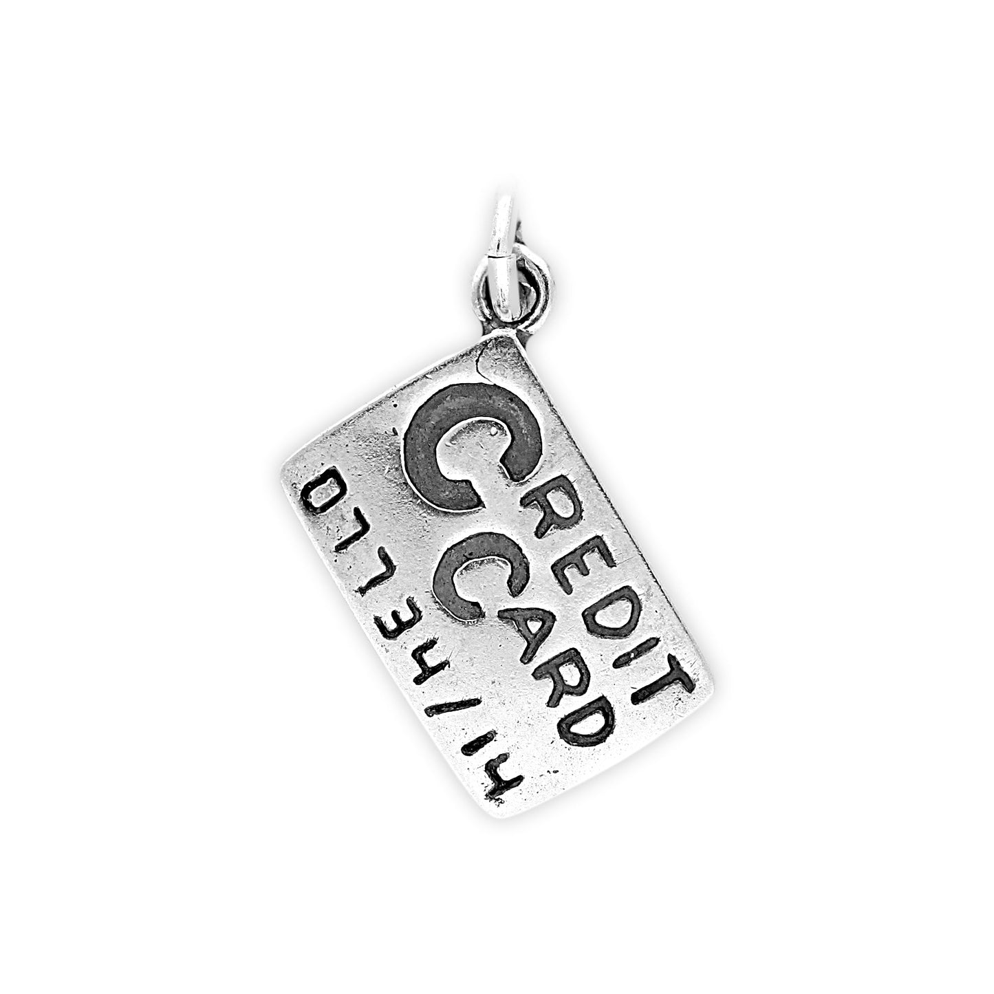 Sterling Silver Credit Card Charm