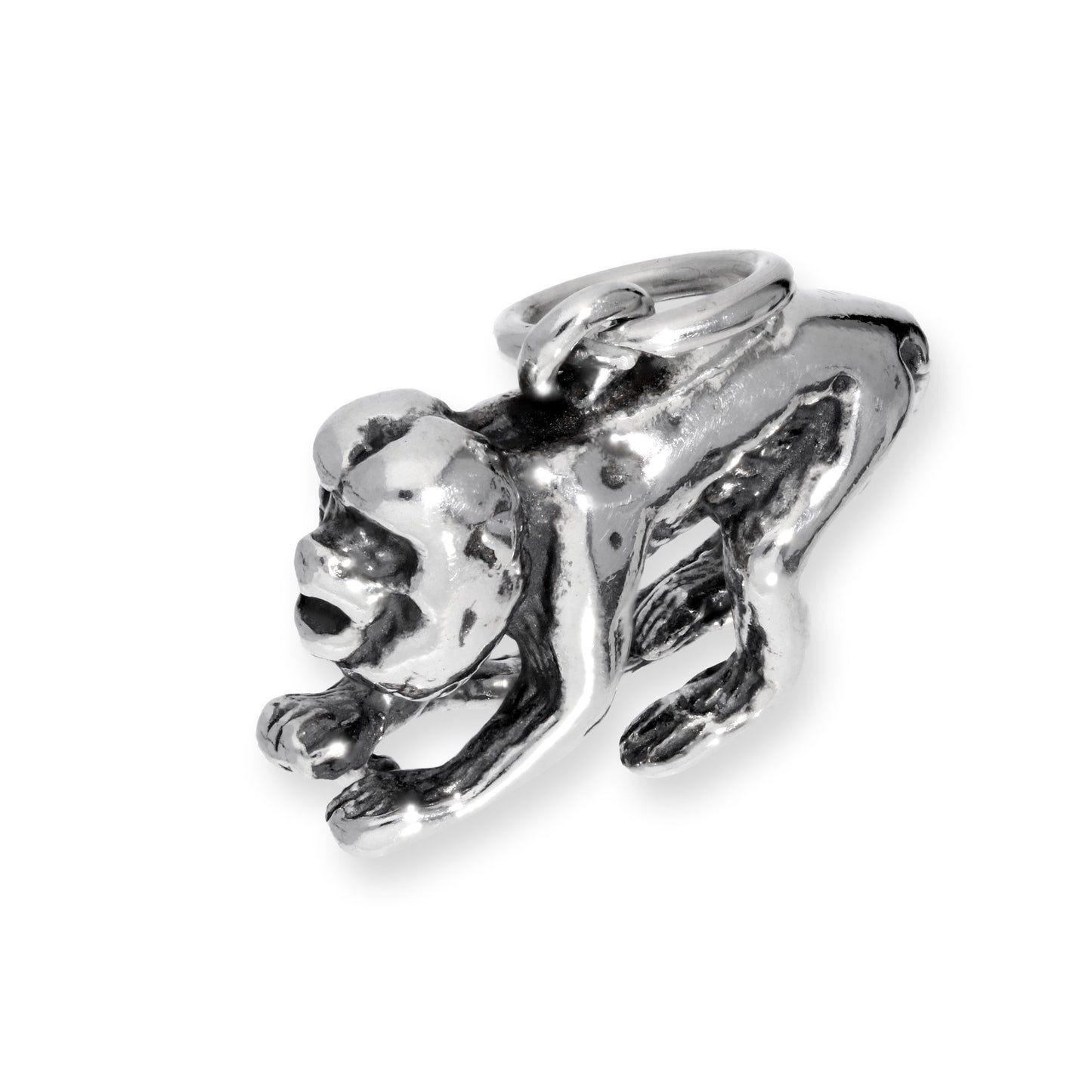 Sterling Silver Howler Monkey Charm