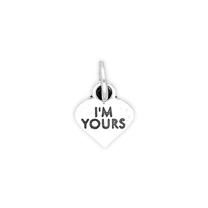 Sterling Silver I'm Yours Heart Charm