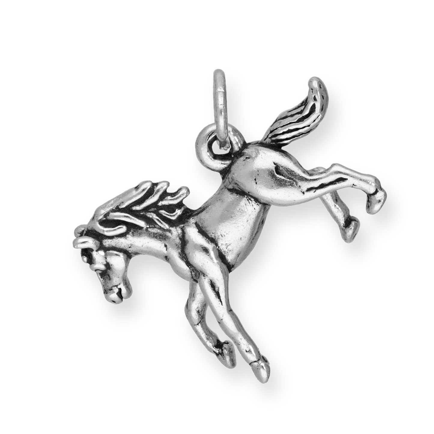 Sterling Silver Galloping Stallion Charm