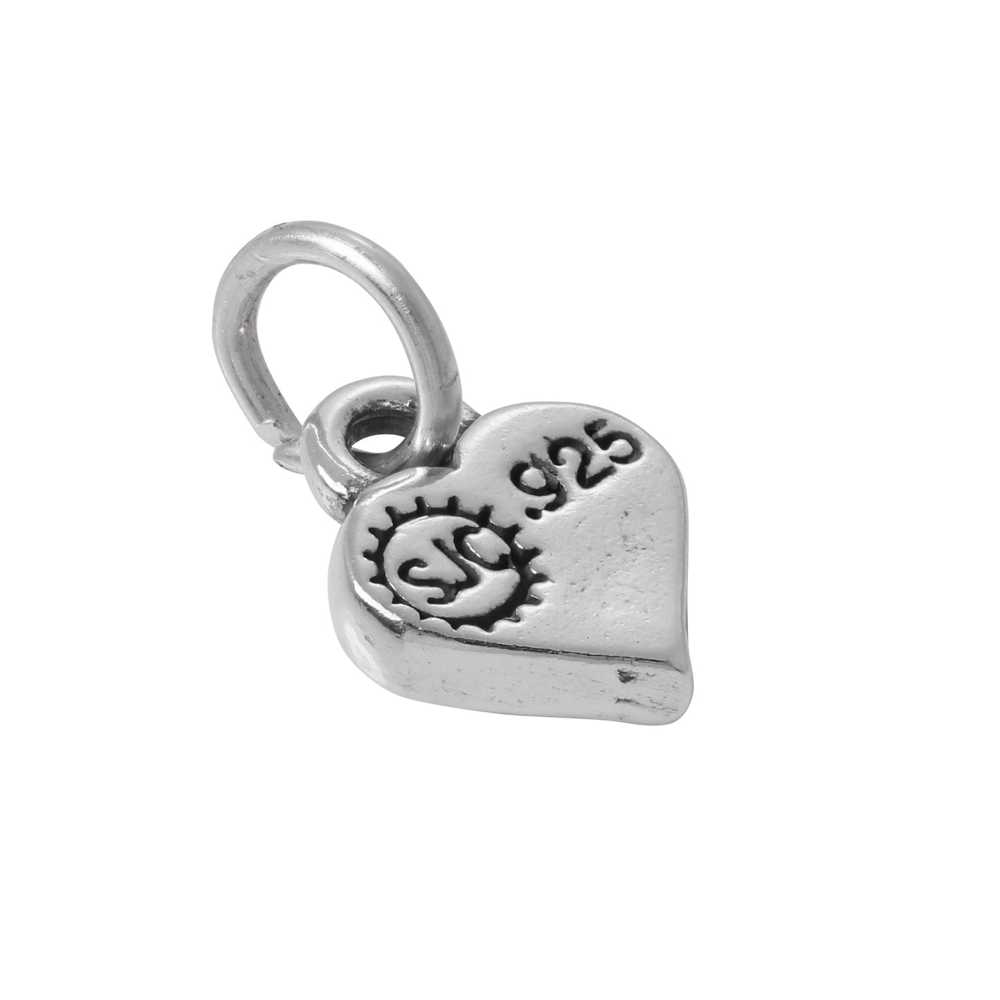 Sterling Silver Big Sis in Heart Charm