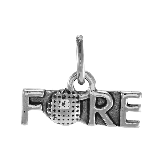 Sterling Silver Fore Golf Charm