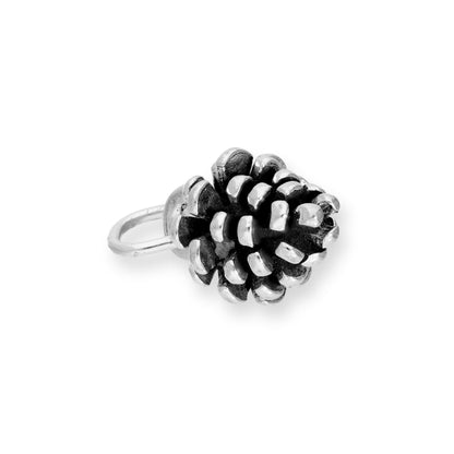 Sterling Silver Pine Cone Charm
