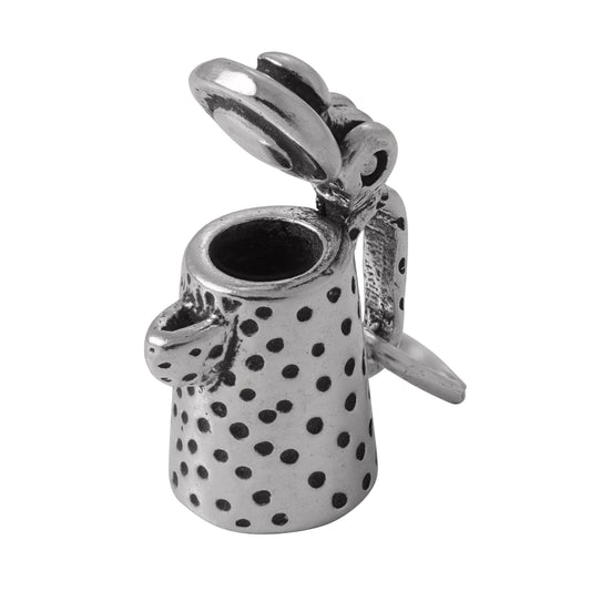 Sterling Silver Coffee Pot Charm