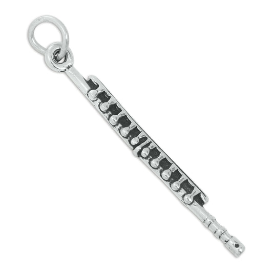 Sterling Silver Flute Charm