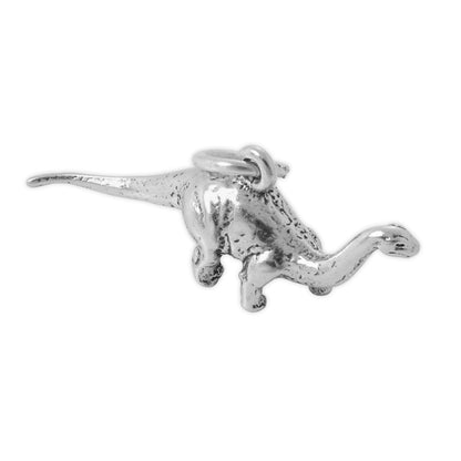 Sterling Silver 3D Brontosaurus Charm