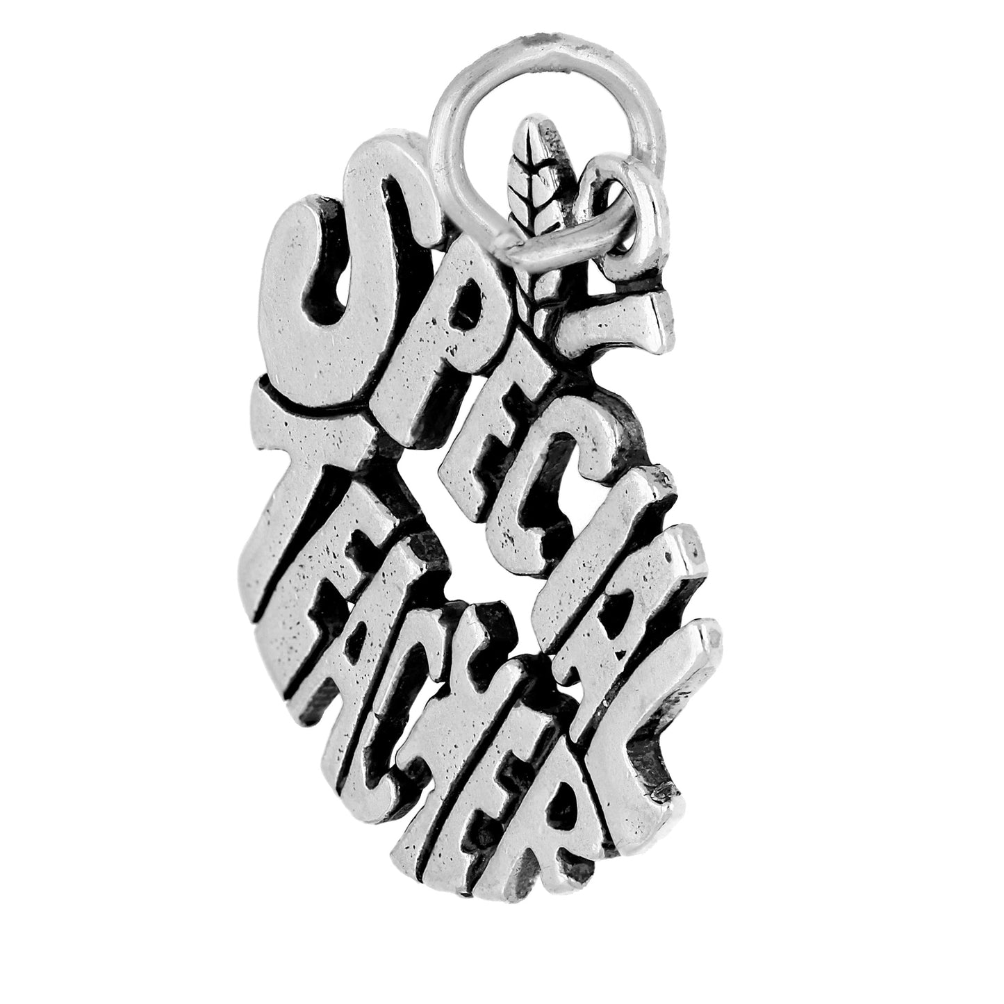 Sterling Silver Special Teacher Apple Charm