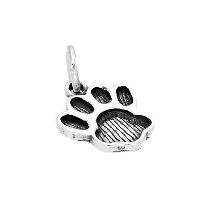 Sterling Silver Large Paw Charm