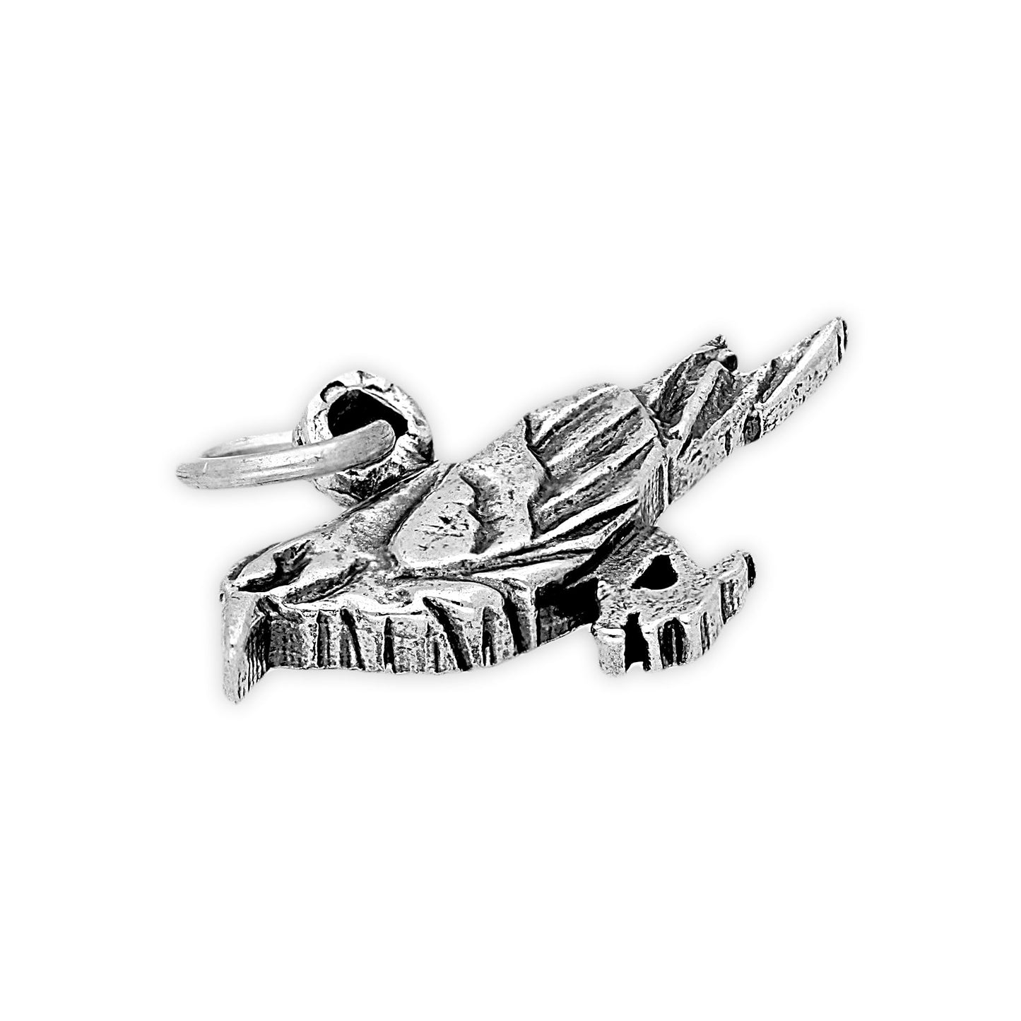 Sterling Silver Raven Charm