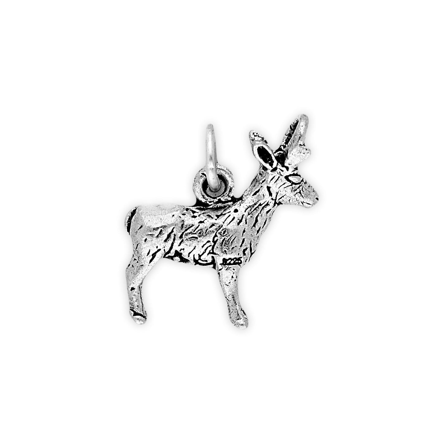 Sterling Silver Stag Charm