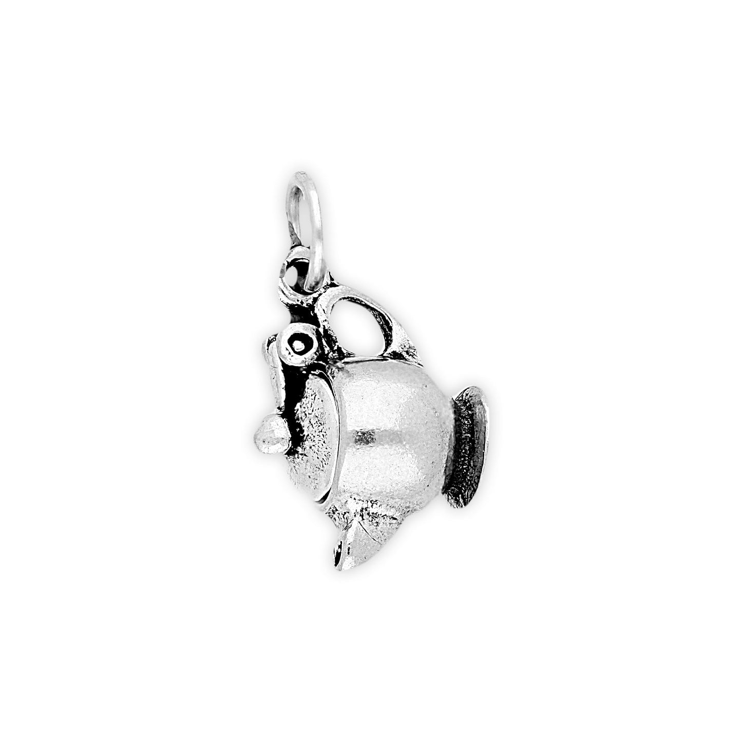Sterling Silver Teapot with Moving Lid Charm