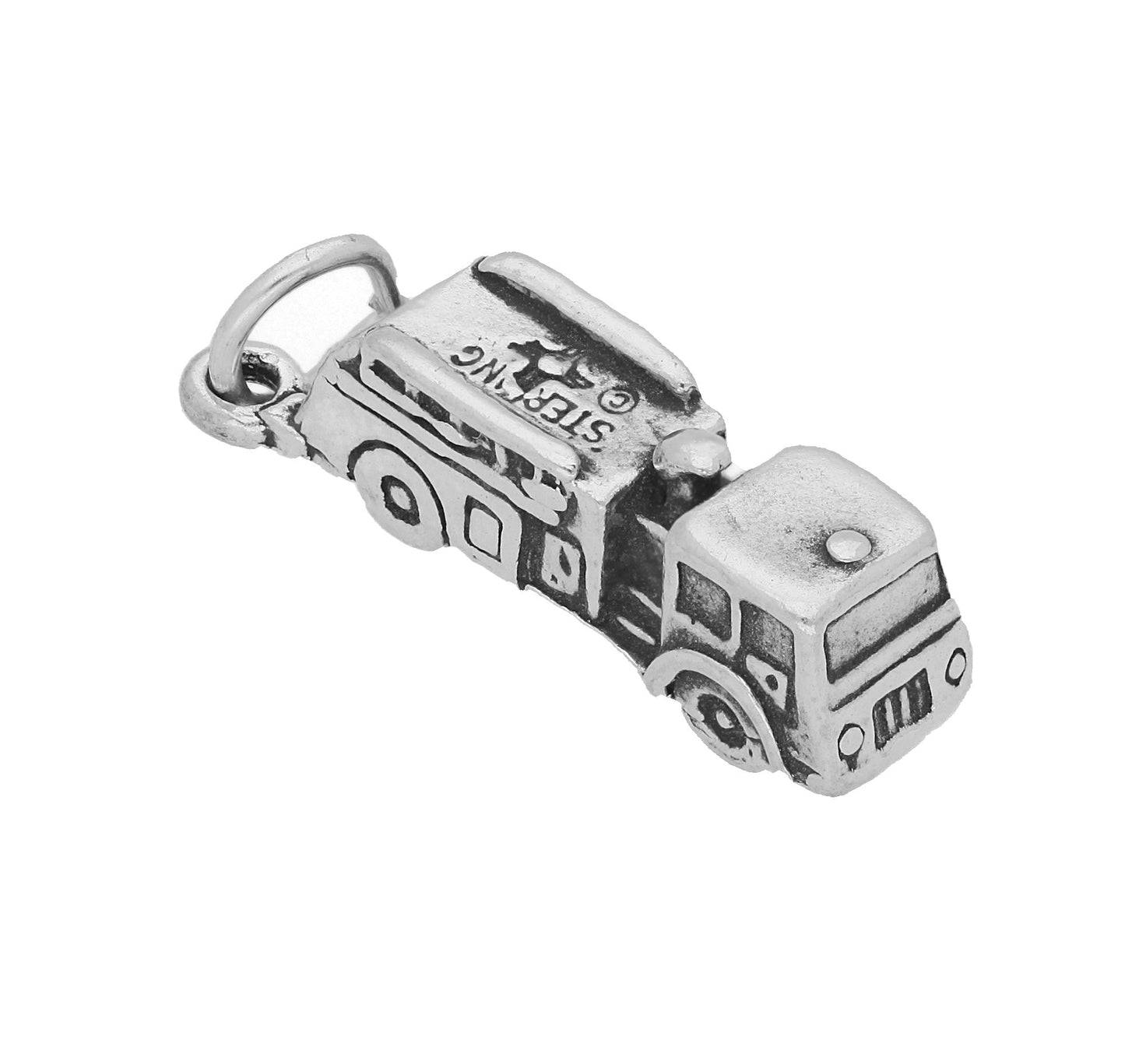 Sterling Silver Fire Engine Charm