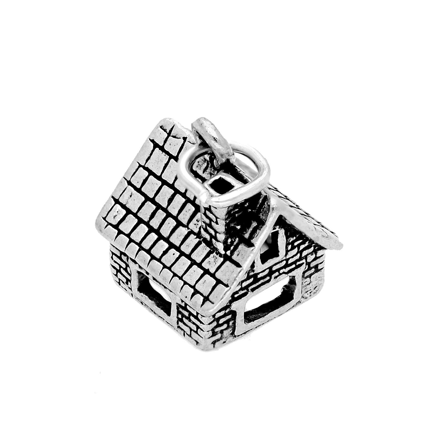 Sterling Silver Stone Cottage Charm